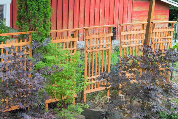 Wood Trellis Mounting in Dacula